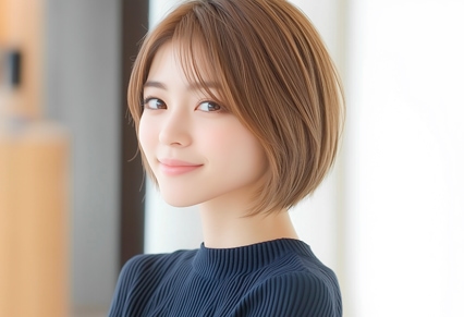 チャットレディのお仕事をする女性