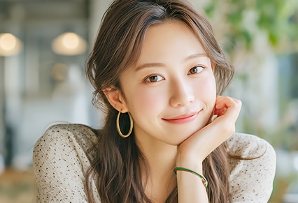 チャットレディのお仕事をする女性